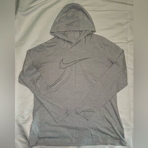 Nike Silver Long Sleeve Hoodie